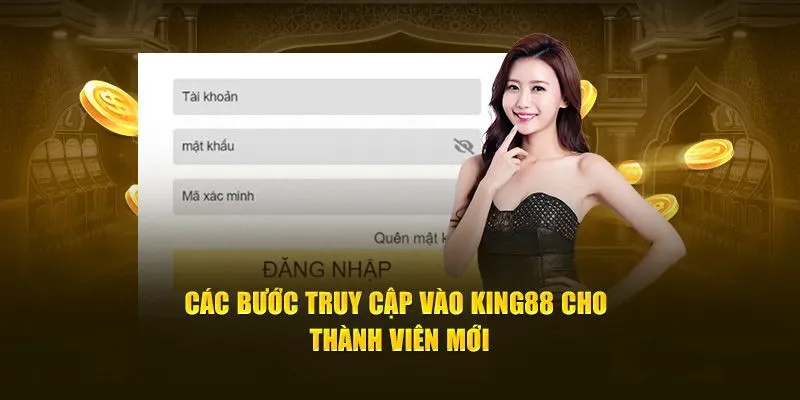 4 bước đăng nhập King88